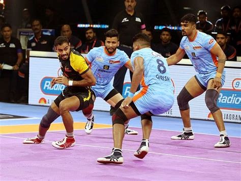 Pkl Maninder Singhs Super 10 Leads Bengal Warriors To Victory Over