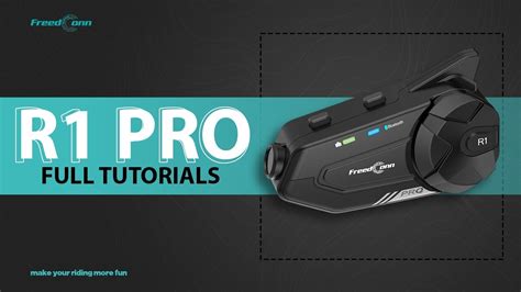 Freedconn R Pro Motorcycle Helmet Bluetooth Headset Full Tutorial