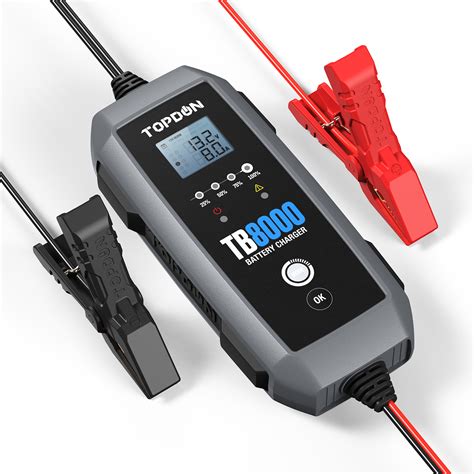 Portable Smart Topdon Tb8000 Lead Acid Lithium 12V 24V Automatic Car ...