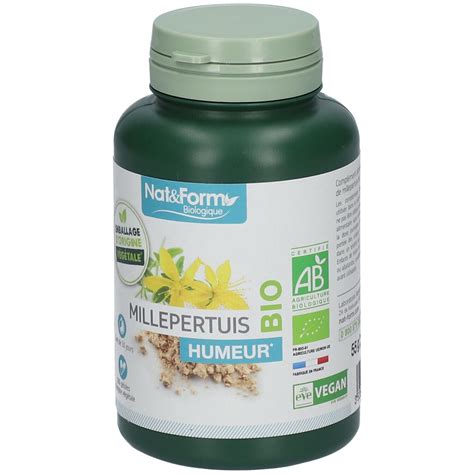 Nat Form Biologique Millepertuis Bio Pc S Redcare Pharmacie