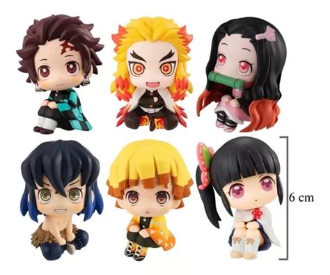 6 Figuras Demon Slayer Colección Kimetsu No Yaiba en venta en