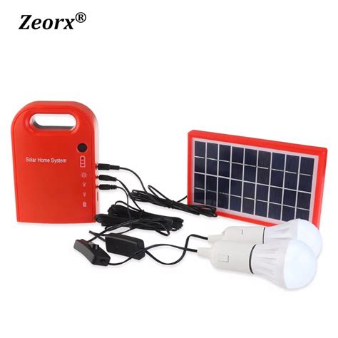 Portable 3W Mini Solar Home System Solar Energy Kit Solar Generator ...