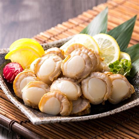 Hotate Frozen Boiled Scallops Meat 1kg Vlt Frozen Foods