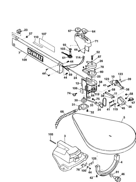 DeWalt DW788 Type 1 Saw Spare Parts Part Shop Direct