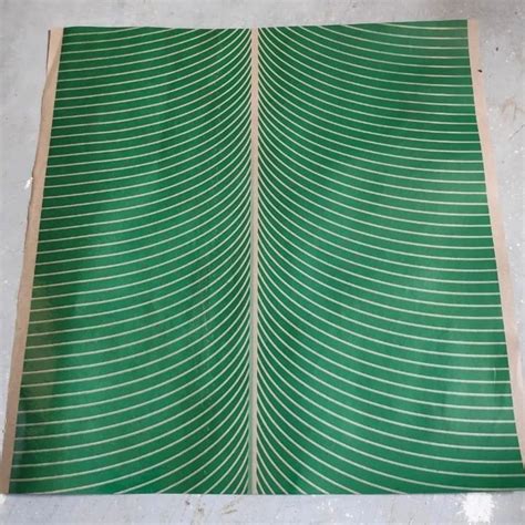 Disposable Green Printed Paper Plate Raw Material Packaging Type