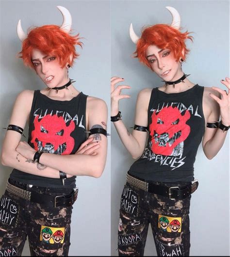 Bowser Cosplay Nintendo Cosplay Outfits Mario Cosplay Cute