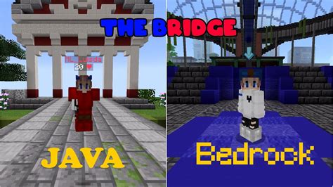 Minecraft The Bridge Java VS Bedrock YouTube