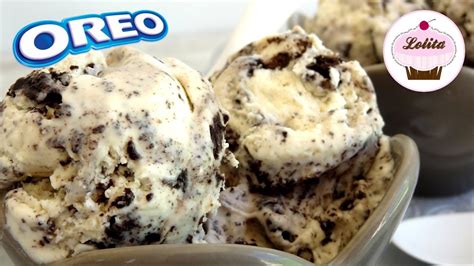 Receta de helado de Oreo Helado de galletas Oreo fácil Helado de