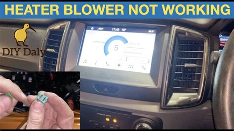 Ford Ranger Heater Blower Not Working Fixed Youtube