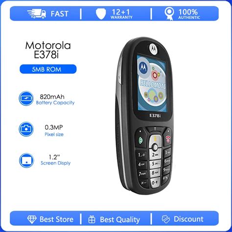모토로라 E378 리퍼브 오리지널 잠금 해제 모토로라 E378 E378i 휴대폰, 1 년 보증 + 무료 배송|휴대 전화 ...