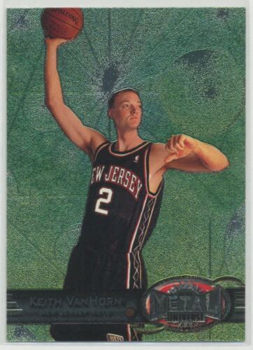 Keith Van Horn Metal Universe Basketball Rc Rookie New