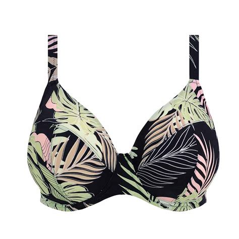 Elomi Swim Tropical Retreat Underwired Plunge Bikini Top