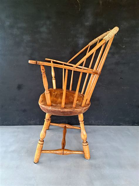 Antique American Sack Back Windsor Chair Norfolk Vintiques