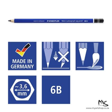 Staedtler Mars Lumograph Aquarelle Graphite Pencil Set My Art Shop