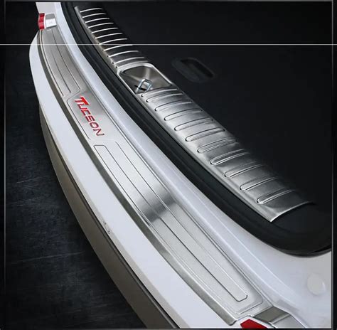 Stainless Steel Internal External Rear Bumper Protector Sill For