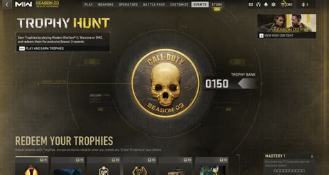 Modern Warfare 2 Warzone 2 Trophy Hunt Event Guide And Rewards