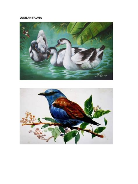 Detail Gambar Lukisan Fauna Koleksi Nomer 11