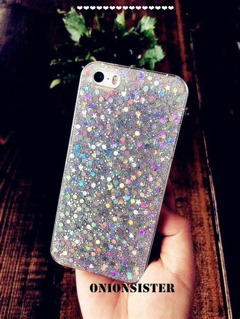 Holographic Glitter Iphone Cover Case X Iphone Glitter 8 Case Cute