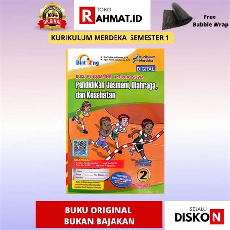 Jual PJOK BINTANG KELAS 2 SEMESTER 1 DAN 2 KURIKULUM MERDEKA