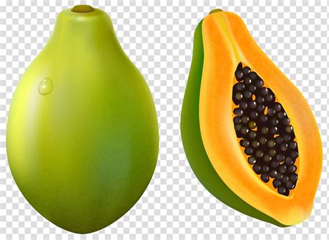 Animated Papaya Fruit Illustration Papaya Papaya Transparent