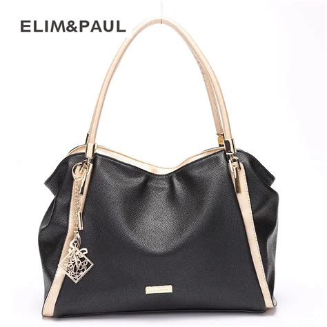 Elim Paul Women Shoulder Bags Fashion Pu Leather Crossbody Bag Female