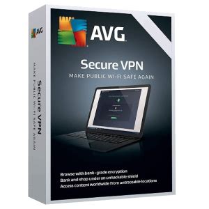 AVG Secure VPN 1 Year 1 Device Global US Global Tech