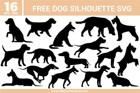 Dog Silhouette Free Svg Files Free Svg Download