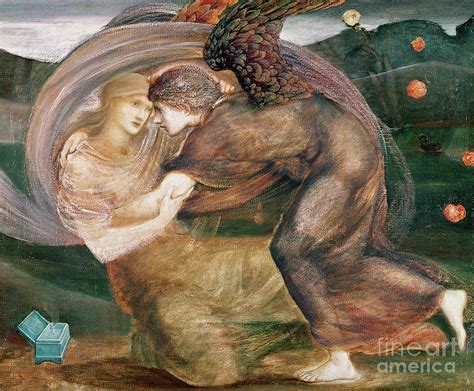 Cupid Delivering Psyche Painting By Edward Coley Burne Jones Pixels