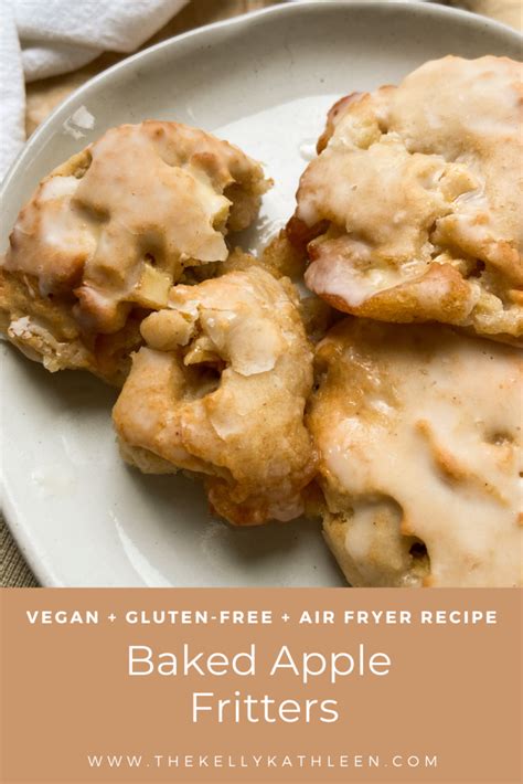 Vegan Baked Apple Fritters The Kelly Kathleen