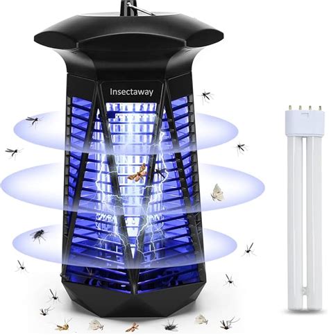 Insectaway Lámpara Antimosquitos Mata Mosquitos Eléctrico Atrapa