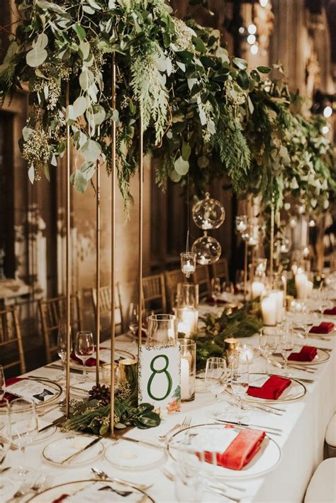 Winter Wedding At The University Club Of Chicago By Life In Bloom And