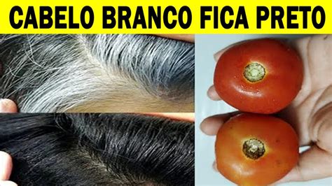 Cabelo Branco Fica Preto Sem Qu Mica E Sem Tinta Escurece Os Fios