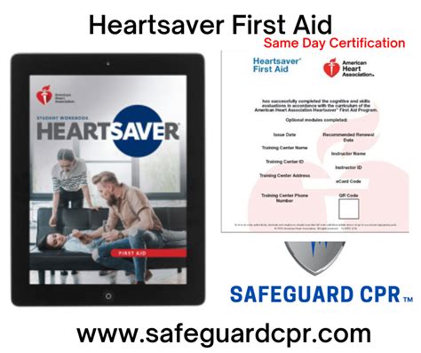 Heartsaver First Aid Safeguard Cpr