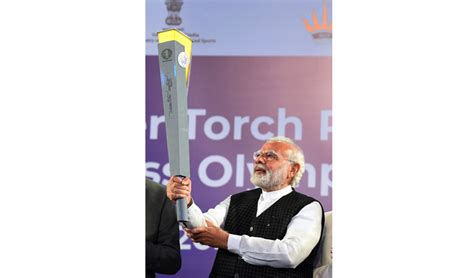 PM Modi Flags Off First Ever Torch Relay For Chess Olympiad Jammu