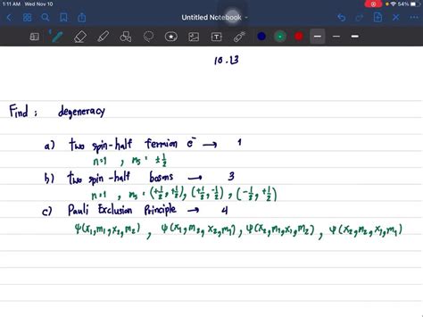 SOLVED Consider A System Made Of Three Spin Half Particles With