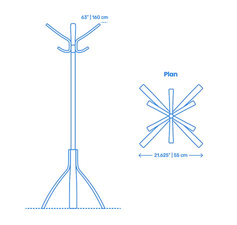 Coat Rack Autocad Block Tradingbasis