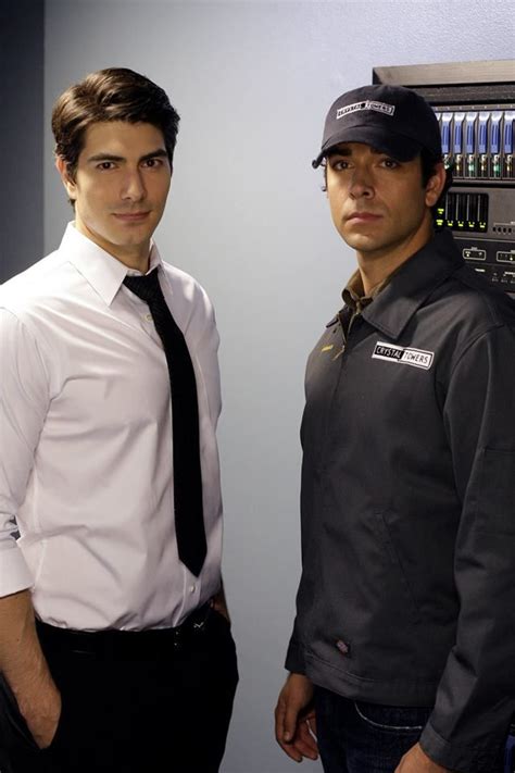 Zachary Levi And Brandon Routh From Chuck TV Show Comic Movies Movie