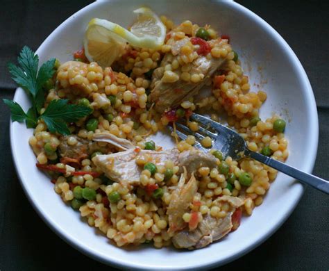 Easy Israeli Couscous With Preserved Lemons