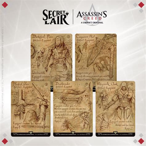 Secret Lair x Assassin’s Creed: Da Vinci’s Designs | Secret Lair