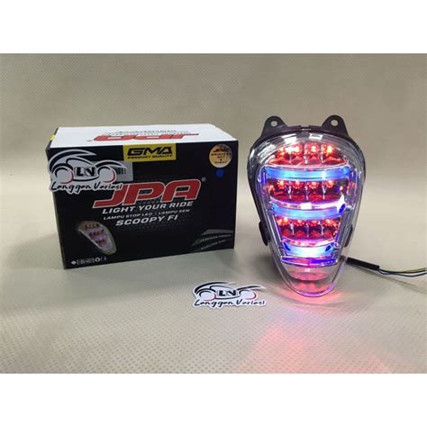 Jual Lampu Belakang Stop Lamp Led Jpa Scoopy Fi New Old