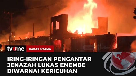 Massa Pengantar Jenazah Lukas Enembe Diduga Bakar Ruko Kabar Utama