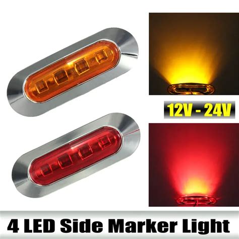 Led Side Marker Indicator Lights Front Rear Tail Clearance Temu