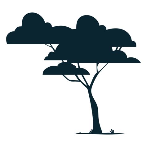 Diseño Png Y Svg De Árbol Frondoso De Safari Para Camisetas