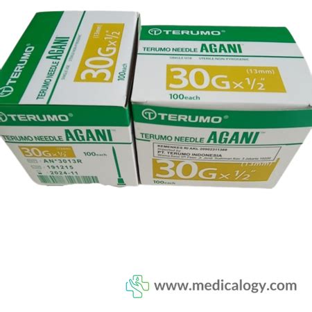 Jual Terumo Agani Needle G X Mm Per Box Isi Pcs Murah