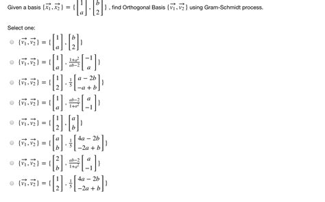 Solved Given A Basis X X Find Orthogonal Chegg