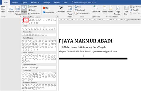 Cara Membuat Garis Bawah Di Microsoft Word Hongkoong