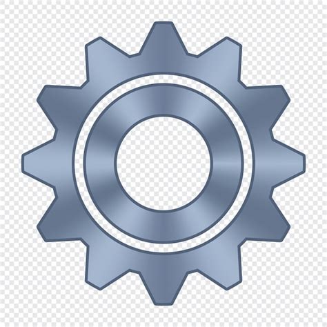 Premium Vector Gear Wheel Metal Cogwheel Gear Setting Icon Machine