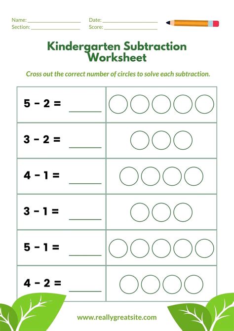 Page 2 Free Subtraction Worksheet Templates To Edit And Print