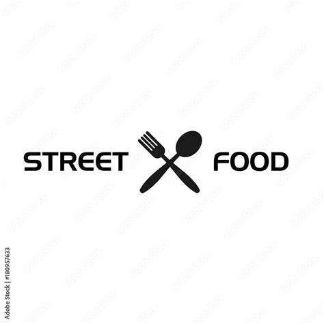 Street Food Logo Stock Vector Adobe Stock