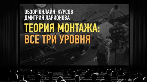 Обзорное занятие курсов по Теории монтажа. Дмитрий Ларионов - YouTube